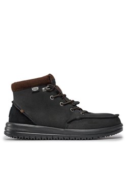 Hey Dude Trzewiki Bradley Boot Leather 40189-001 Czarny ze sklepu MODIVO w kategorii Buty zimowe męskie - zdjęcie 181035907