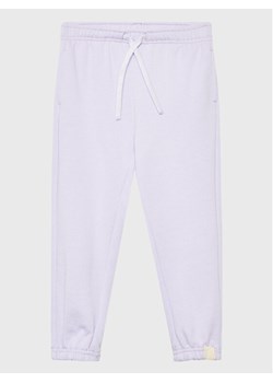 United Colors Of Benetton Spodnie dresowe 3UHRCF02Z Fioletowy Regular Fit ze sklepu MODIVO w kategorii Spodnie dziewczęce - zdjęcie 181035999