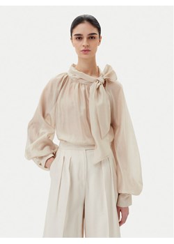 ViCOLO Bluzka TD0587 Beżowy Relaxed Fit ze sklepu MODIVO w kategorii Bluzki damskie - zdjęcie 181036007