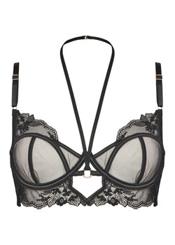 Hunkemöller Biustonosz z fiszbiną Amari 300969 Czarny ze sklepu MODIVO w kategorii Biustonosze - zdjęcie 181036019