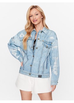 Versace Jeans Couture Kurtka jeansowa 74HAS44P Niebieski Regular Fit - id: 0000302553204 - marki Versace Jeans - 181036057 Versace Jeans Couture Kurtka jeansowa 74HAS44P Niebieski Regular Fit ze sklepu MODIVO w kategorii Kurtki damskie - zdjęcie 181036057