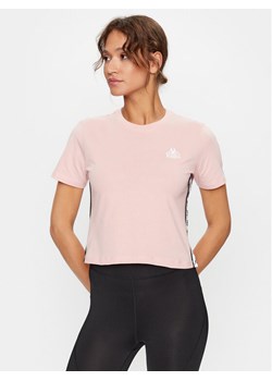 Kappa T-Shirt 313021 Koralowy Relaxed Fit ze sklepu MODIVO w kategorii Bluzki damskie - zdjęcie 181036108