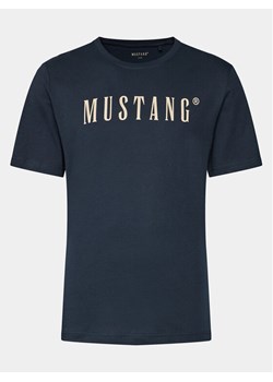 Mustang T-Shirt Austin 1014695 Granatowy Regular Fit ze sklepu MODIVO w kategorii T-shirty męskie - zdjęcie 181036206