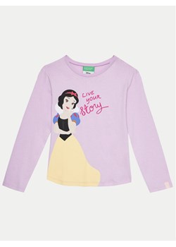 United Colors Of Benetton Bluzka 3ATNG10H8 Fioletowy Regular Fit ze sklepu MODIVO w kategorii Bluzki dziewczęce - zdjęcie 181036298