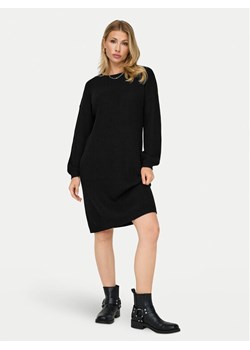 ONLY Sukienka dzianinowa Xenia 15243197 Czarny Regular Fit ze sklepu MODIVO w kategorii Sukienki - zdjęcie 181036426