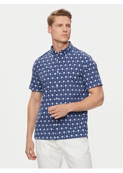 Tommy Hilfiger Koszula Mini Palm Print MW0MW34582 Granatowy Slim Fit ze sklepu MODIVO w kategorii Koszule męskie - zdjęcie 181036478
