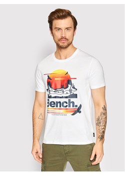 Bench T-Shirt Mendota 120695 Biały Regular Fit ze sklepu MODIVO w kategorii T-shirty męskie - zdjęcie 181036518