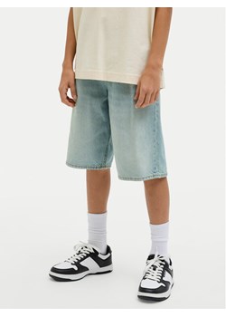 Jack&Jones Junior Szorty jeansowe Alex 12274997 Niebieski Baggy Fit ze sklepu MODIVO w kategorii Spodenki chłopięce - zdjęcie 181036529
