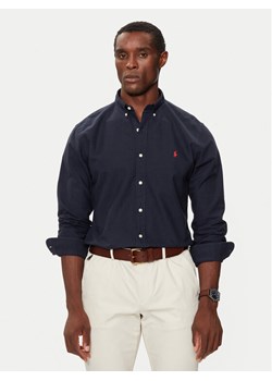 Polo Ralph Lauren Koszula Bsr 710723610 Granatowy Slim Fit ze sklepu MODIVO w kategorii Koszule męskie - zdjęcie 181036548