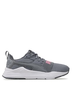 Puma Sneakersy Wired Run Pure Jr 390847 07 Szary ze sklepu MODIVO w kategorii Buty sportowe dziecięce - zdjęcie 181036555