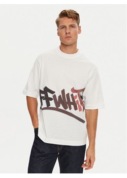 Off-White T-Shirt OMAA119G21JER0050129 Biały Regular Fit ze sklepu MODIVO w kategorii T-shirty męskie - zdjęcie 181036595
