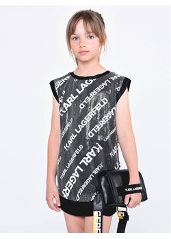Karl Lagerfeld Kids Sukienka elegancka Z12242 S Czarny Regular Fit - id: 0000301980933 - marki Karl Lagerfeld - 181036598 Karl Lagerfeld Kids Sukienka elegancka Z12242 S Czarny Regular Fit ze sklepu MODIVO w kategorii Sukienki dziewczęce - zdjęcie 181036598