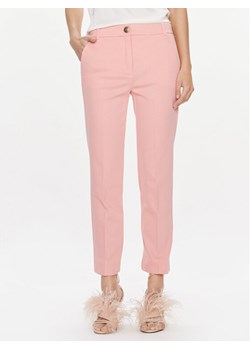 Marella Chinosy Matteo 2413781014 Różowy Slim Fit ze sklepu MODIVO w kategorii Spodnie damskie - zdjęcie 181036618