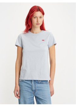 Levi's® T-Shirt The Perfect Tee 391850210 Błękitny Regular Fit ze sklepu MODIVO w kategorii Bluzki damskie - zdjęcie 181036699