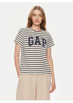 Gap T-Shirt 871061-00 Beżowy Regular Fit ze sklepu MODIVO w kategorii Bluzki damskie - zdjęcie 181036729