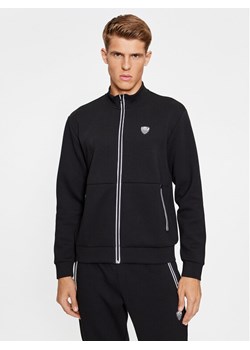 EA7 Emporio Armani Bluza 8NPM19 PJ4EZ 1200 Czarny Regular Fit ze sklepu MODIVO w kategorii Bluzy męskie - zdjęcie 181036747