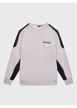 Napapijri Bluza B-Pinta NP0A4GXC D Szary Regular Fit ze sklepu MODIVO w kategorii Bluzy chłopięce - zdjęcie 181036828