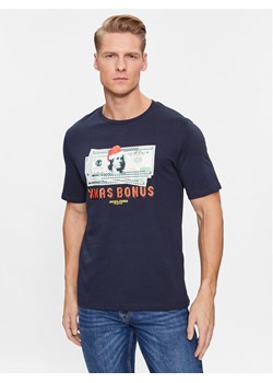 Jack&Jones T-Shirt 12246605 Granatowy Standard Fit ze sklepu MODIVO w kategorii T-shirty męskie - zdjęcie 181036867