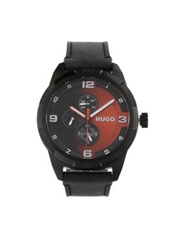 Hugo Zegarek Grip 1530275 Czarny ze sklepu MODIVO w kategorii Zegarki - zdjęcie 181036966