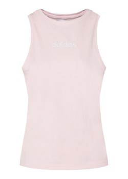 adidas Top Essentials Linear JC5797 Różowy Slim Fit ze sklepu MODIVO w kategorii Bluzki damskie - zdjęcie 181037006