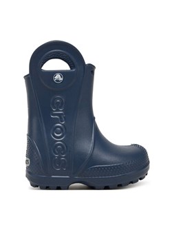 Crocs Kalosze Handle It Rain Boot T 211056 Granatowy ze sklepu MODIVO w kategorii Kalosze dziecięce - zdjęcie 181037038