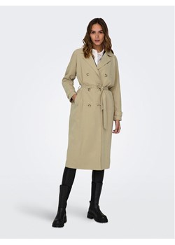 JDY Trencz Panther 15281785 Beżowy Regular Fit ze sklepu MODIVO w kategorii Płaszcze damskie - zdjęcie 181037175