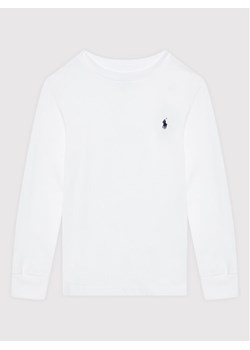 Polo Ralph Lauren Bluzka Ls Cn 322843804004 Biały Regular Fit ze sklepu MODIVO w kategorii Bluzki dziewczęce - zdjęcie 181037186
