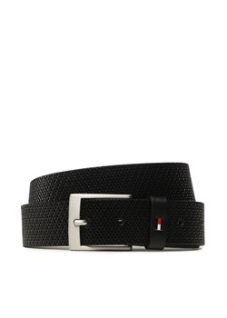 Tommy Hilfiger Pasek Męski Adan 3.5 Embossed AM0AM11229 Czarny ze sklepu MODIVO w kategorii Paski męskie - zdjęcie 181037195