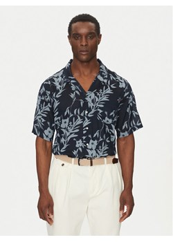 Tommy Hilfiger Koszula Bowling Shirt Print UM0UM03227 Granatowy Regular Fit ze sklepu MODIVO w kategorii Koszule męskie - zdjęcie 181037237