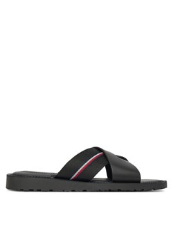Tommy Hilfiger Klapki FM0FM05415 Czarny ze sklepu MODIVO w kategorii Klapki męskie - zdjęcie 181037248