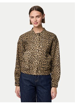 Pieces Kurtka bomber Salume 17156456 Brązowy Regular Fit ze sklepu MODIVO w kategorii Kurtki damskie - zdjęcie 181037287