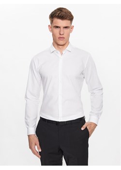 Hugo Koszula Erondo 50389769 Biały Extra Slim Fit ze sklepu MODIVO w kategorii Koszule męskie - zdjęcie 181037326