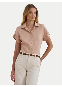 LAUREN RALPH LAUREN Koszula 200699152053 Różowy Relaxed Fit ze sklepu MODIVO w kategorii Koszule damskie - zdjęcie 181037487