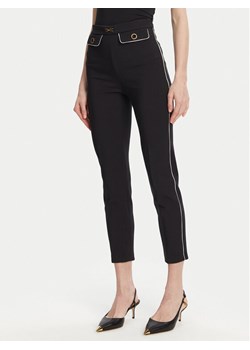 Elisabetta Franchi Spodnie materiałowe PA-T71-51E2 Czarny Regular Fit - id: 0000305003560 - marki Elisabetta Franchi - 181037498 Elisabetta Franchi Spodnie materiałowe PA-T71-51E2 Czarny Regular Fit ze sklepu MODIVO w kategorii Spodnie damskie - zdjęcie 181037498