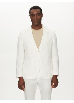 BOSS Marynarka C-Huge-Peak-252 50540516 Biały Slim Fit ze sklepu MODIVO w kategorii Marynarki męskie - zdjęcie 181037585