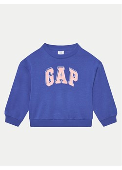Gap Bluza 746173-01 Niebieski Relaxed Fit ze sklepu MODIVO w kategorii Bluzy chłopięce - zdjęcie 181037678