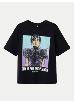 NAME IT T-Shirt Farra Wednesday 13240881 Czarny Standard Fit ze sklepu MODIVO w kategorii Bluzki dziewczęce - zdjęcie 181038037