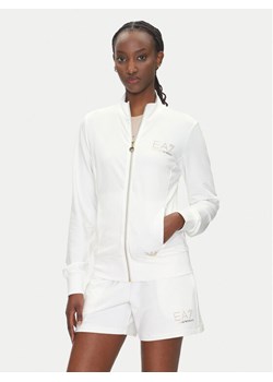 EA7 Emporio Armani Bluza 8NTM43 TJ9RZ U0005 Biały Regular Fit ze sklepu MODIVO w kategorii Bluzy damskie - zdjęcie 181038127