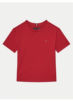 Tommy Hilfiger T-Shirt KB0KB09601 M Czerwony Regular Fit - id: 0000304421471 - marki Tommy Hilfiger - 181038229 Tommy Hilfiger T-Shirt KB0KB09601 M Czerwony Regular Fit ze sklepu MODIVO w kategorii T-shirty chłopięce - zdjęcie 181038229
