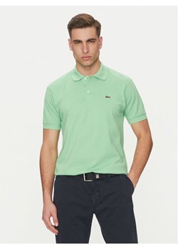 Lacoste Polo L1212 Zielony Regular Fit ze sklepu MODIVO w kategorii T-shirty męskie - zdjęcie 181038295