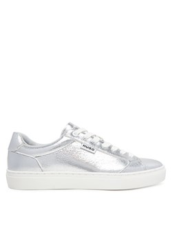 HUGO Sneakersy 50541657 040 Srebrny ze sklepu MODIVO w kategorii Buty sportowe damskie - zdjęcie 181038338