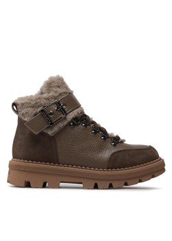 Pinko Botki Ortica AI 22-23 BLKS1 1H2131 A07H Brązowy ze sklepu MODIVO w kategorii Workery damskie - zdjęcie 181038468