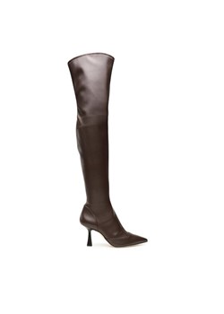 MICHAEL Michael Kors Muszkieterki Clara Boot 40F3CLMB5L Brązowy ze sklepu MODIVO w kategorii Kozaki damskie - zdjęcie 181038555