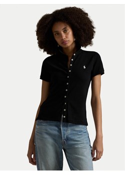 Polo Ralph Lauren Koszula 211939272004 Czarny Slim Fit ze sklepu MODIVO w kategorii Koszule damskie - zdjęcie 181038559