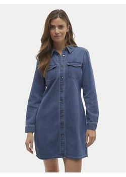 Vero Moda Sukienka jeansowa Jennie 10310968 Niebieski Regular Fit ze sklepu MODIVO w kategorii Sukienki - zdjęcie 181038566