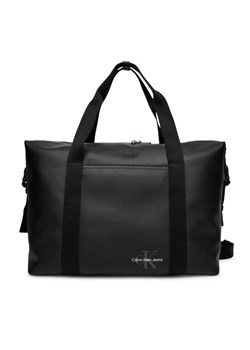 Calvin Klein Jeans Torba Mono Logo Weekender Duffle LV04G3137G Czarny ze sklepu MODIVO w kategorii Torby podróżne - zdjęcie 181038586