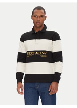 Pepe Jeans Polo Brandon PM542230 Czarny Regular Fit ze sklepu MODIVO w kategorii T-shirty męskie - zdjęcie 181038697