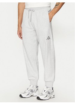adidas Spodnie dresowe Elevated ALL SZN Terry Loop IY6582 Szary Loose Fit ze sklepu MODIVO w kategorii Spodnie męskie - zdjęcie 181038796