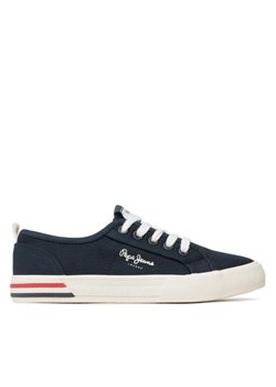 Pepe Jeans Tenisówki Brady Basic Boy PBS30549 Granatowy ze sklepu MODIVO w kategorii Trampki dziecięce - zdjęcie 181038827