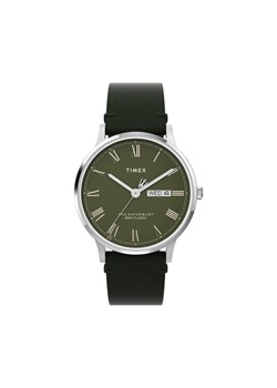 Timex Zegarek Waterbury Classic TW2W50500 Zielony ze sklepu MODIVO w kategorii Zegarki - zdjęcie 181038897